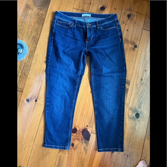 J Jill JEANS size 8p authentic fit SLIM ANKLE - Picture 2 of 7